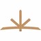 Ekena Millwork Alberta Smooth Timber Gable Bracket, Western Red Cedar, 96"W x 48"H x 3 1/2"D x 5 1/2"F, 12/12 Pitch GBW096X48X0406ALB00SWR - alternate 1